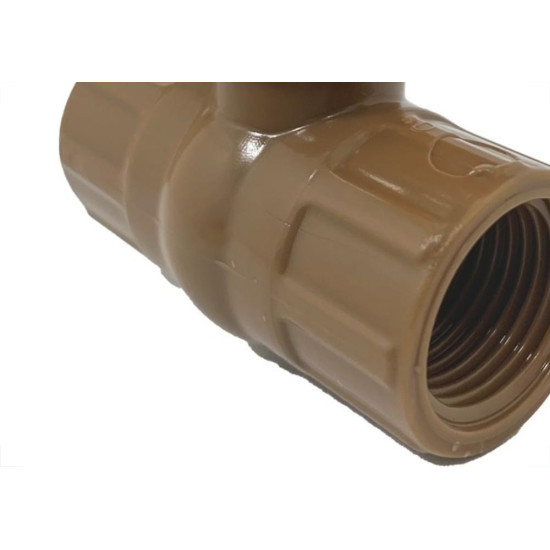 Registro Esfera Pvc Krona Roscavel 3'' 558 Registro Esfera Pvc Krona Roscavel 3'' 558