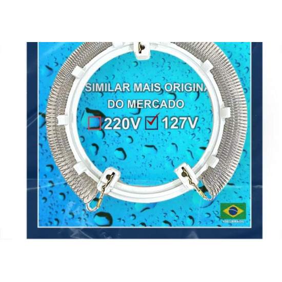 Resistencia Tipo Astra Bela Ducha Wr 127V 5500W 7547 Resistencia Tipo Astra Bela Ducha Wr 127V 5500W 7547