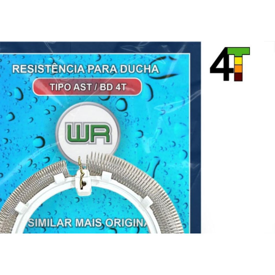 Resistencia Tipo Astra Bela Ducha Wr 127V 5500W 7547 Resistencia Tipo Astra Bela Ducha Wr 127V 5500W 7547