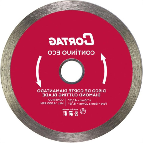 Disco Diamantado Cortag Eco Continuo 110Mm Agua 61548 Disco Diamantado Cortag Eco Continuo 110Mm Agua 61548