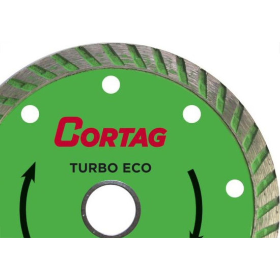 Disco Diamantado Cortag Eco Turbo 110Mm Agua/Seco 60598