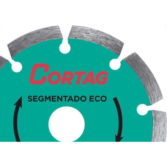 Disco Diamantado Cortag Eco Segmentado 110Mm Agua/Seco 61699 Disco Diamantado Cortag Eco Segmentado 110Mm Agua/Seco 61699