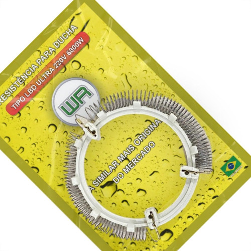 Resistencia Tipo Lorenzetti Bella/Ultra Wr 220V 6800W 7550 Resistencia Tipo Lorenzetti Bella/Ultra Wr 220V 6800W 7550