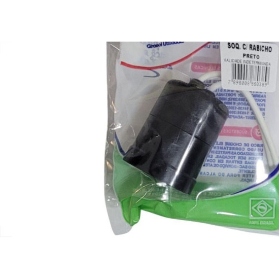 Soquete Com Rabicho Wr Preto Flowpack 8038 Soquete Com Rabicho Wr Preto Flowpack 8038