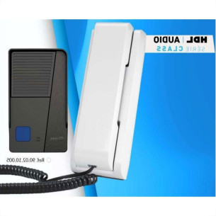 Porteiro Hdl Class Para Ate 3 Externo 1 Botao Branco 