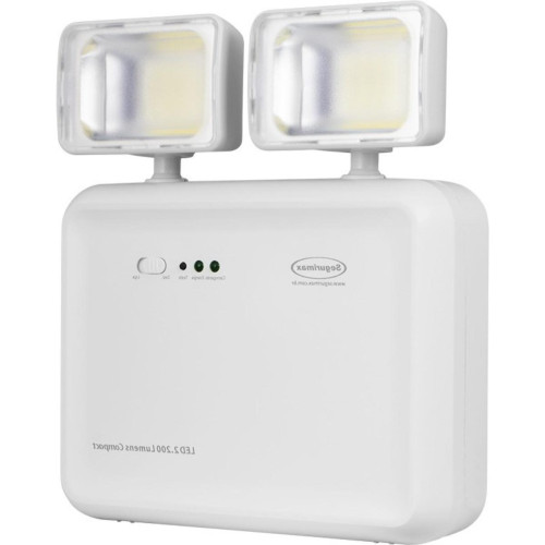 Luminaria Emergencia Led Segurimax 2200 Lumens 2 Farois Compact 42482 Luminaria Emergencia Led Segurimax 2200 Lumens 2 Farois Compact 42482