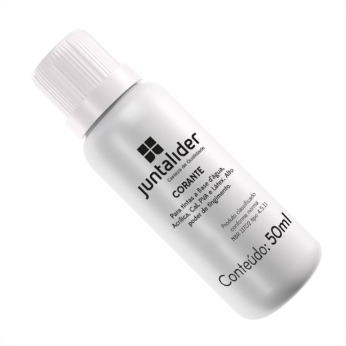 Corante Juntalider Branco 50Ml Para Tinta - Kit C/12 Corante Juntalider Branco 50Ml Para Tinta - Kit C/12