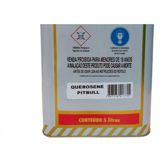 Querosene Pitbull 5L Lata Qpt0504 Querosene Pitbull 5L Lata Qpt0504