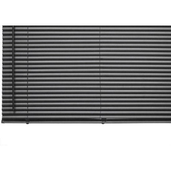 Persiana Horizontal Pvc Preta L140Cm X A130Cm X 25Mm Pr2905-8 Persiana Horizontal Pvc Preta L140Cm X A130Cm X 25Mm Pr2905-8