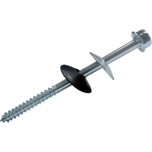 Parafuso Telha Jomarca 110Mm Completo ''Pvc+Chapa'' 5/16 % 33788/28750 - 1 Cento