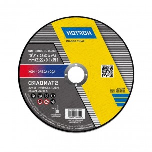 Disco De Corte Para Inox Norton Standard 41/2X1,0X7/8 