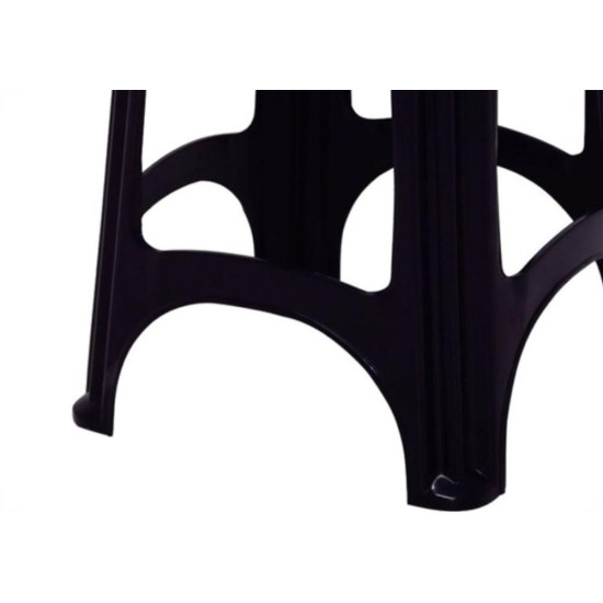 Banqueta Plastica Tramontina Niteroi Preta 100Kg Banqueta Plastica Tramontina Niteroi Preta 100Kg