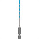 Broca Multiuso Construction Bosch Hex-9 4X45X90Mm -000 Broca Multiuso Construction Bosch Hex-9 4X45X90Mm -000