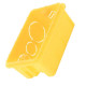 Caixinha Luz Plastica 4X2 Tramontina Amarela Orelha Pvc - Kit C/25