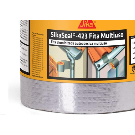 Fita Veda Tudo Sikaseal-423 15Cm X 10M 770922 Fita Veda Tudo Sikaseal-423 15Cm X 10M 770922