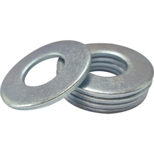 Arruela Lisa Zincada Lgsteel   1''1/4'' 1Kg +-21Pecas 