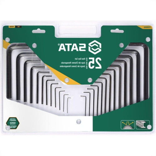 Chave Allen Sata 3/8A3/64 0,7A10,0 25 Pecas St09120Sj Chave Allen Sata 3/8A3/64 0,7A10,0 25 Pecas St09120Sj