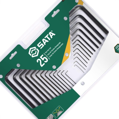 Chave Allen Sata 3/8A3/64 0,7A10,0 25 Pecas St09120Sj Chave Allen Sata 3/8A3/64 0,7A10,0 25 Pecas St09120Sj