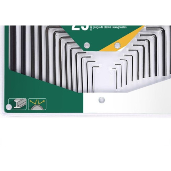 Chave Allen Sata 3/8A3/64 0,7A10,0 25 Pecas St09120Sj Chave Allen Sata 3/8A3/64 0,7A10,0 25 Pecas St09120Sj