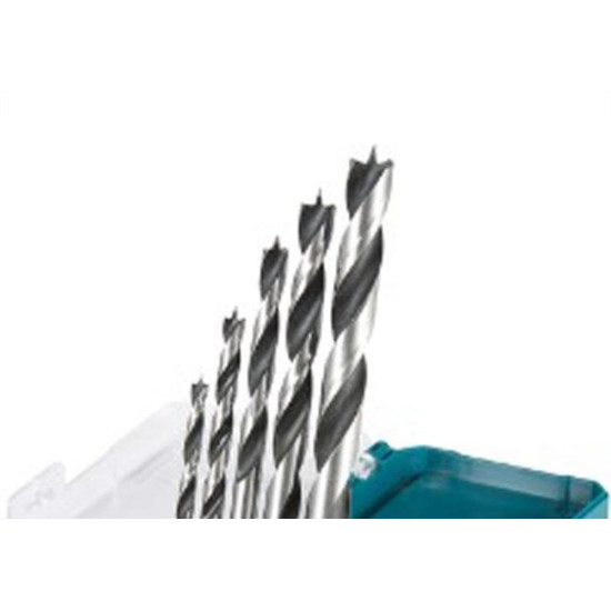 Broca 3 Pontas Para Madeira Makita 04A10Mm Com 5 Pecas D-72861 Broca 3 Pontas Para Madeira Makita 04A10Mm Com 5 Pecas D-72861