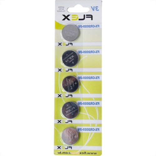 Pilha Flexgold Bateria 3V Cr2025 Com 5Pecas Pilha Flexgold Bateria 3V Cr2025 Com 5Pecas