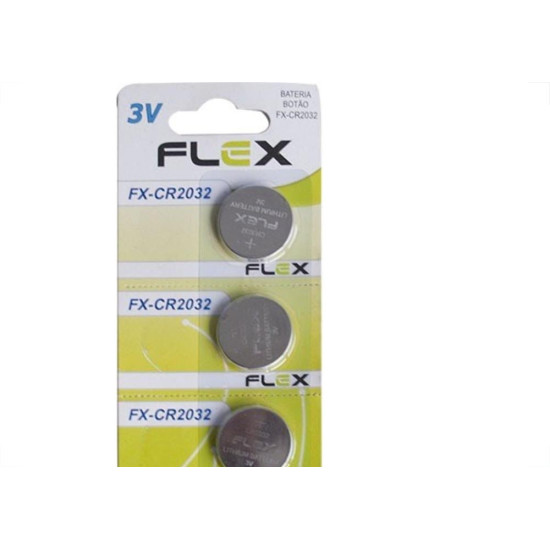 Pilha Flexgold Bateria 3V Cr2032 Com 5Pecas Pilha Flexgold Bateria 3V Cr2032 Com 5Pecas