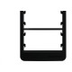 Placa Para Condulete Margirius Sleek 3/4 Preta (3Modulo Horizontal) Com Suporte 21881 Placa Para Condulete Margirius Sleek 3/4 Preta (3Modulo Horizontal) Com Suporte 21881
