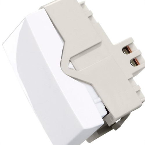Modulo Margirius Sleek Simples 10A Branco 16062 Modulo Margirius Sleek Simples 10A Branco 16062