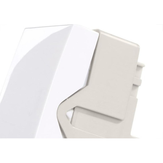 Modulo Margirius Sleek Simples 10A Branco 16062 Modulo Margirius Sleek Simples 10A Branco 16062
