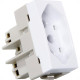 Modulo Tomada Margirius Sleek 2Polo+Terra 20A Branco 16048 Modulo Tomada Margirius Sleek 2Polo+Terra 20A Branco 16048