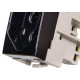 Modulo Tomada Margirius Sleek 2Polo+Terra 20A Preto 16820 Modulo Tomada Margirius Sleek 2Polo+Terra 20A Preto 16820