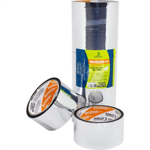 Fita Embalagem Koretech Metalizada 48 X 40M Pa. - Kit C/5 Fita Embalagem Koretech Metalizada 48 X 40M Pa. - Kit C/5