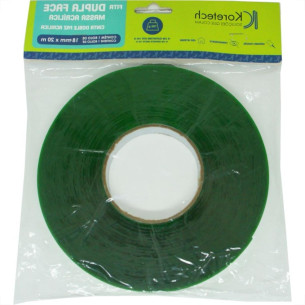 Fita Dupla Face Koretech Massa Acrilica Uso Interno Verde 18X20M Pa432140006