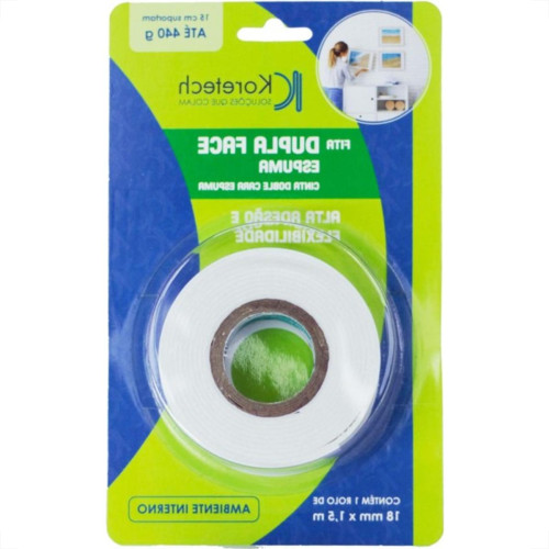 Fita Dupla Face Koretech Espuma 18 X 1,5M Pa.42.01.4.0004 Fita Dupla Face Koretech Espuma 18 X 1,5M Pa.42.01.4.0004
