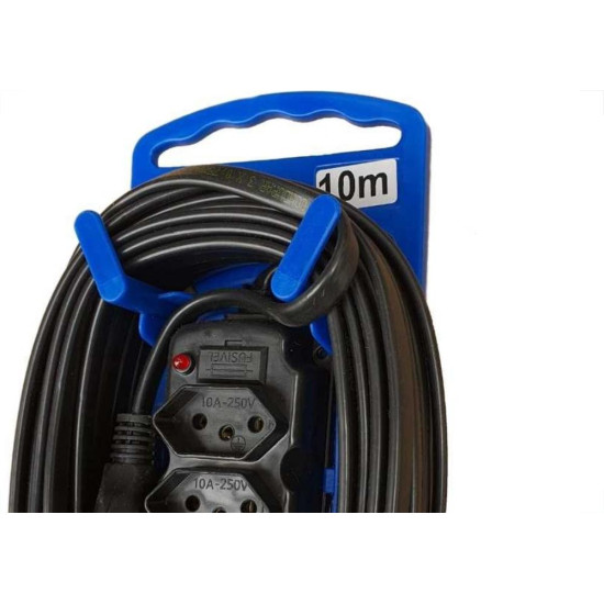 Filtro Linha Plastico Asantos Com Fusivel 3Tomadas 2Polo+Terra 3M Com Suporte 2128