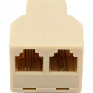 Emenda Femea Dupla Asantos Para Plug Rj45  4706