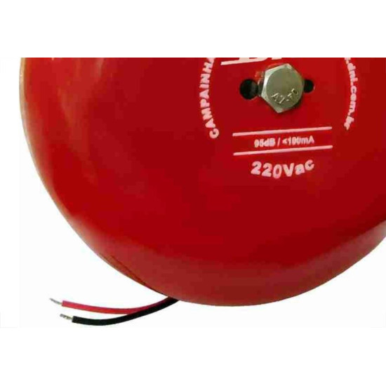 Campainha Tipo Gongo Dni Alta Potencia 220V 95Db 6350 Campainha Tipo Gongo Dni Alta Potencia 220V 95Db 6350