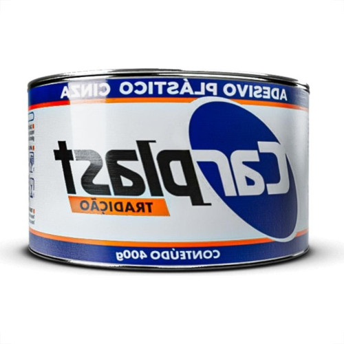 Massa Plastica Carplast 400G Cinza Com Catalizador Ca100 - Kit C/12 Massa Plastica Carplast 400G Cinza Com Catalizador Ca100 - Kit C/12