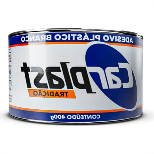 Massa Plastica Carplast 400G Branca Com Catalizador Ca135 - Kit C/12 Massa Plastica Carplast 400G Branca Com Catalizador Ca135 - Kit C/12