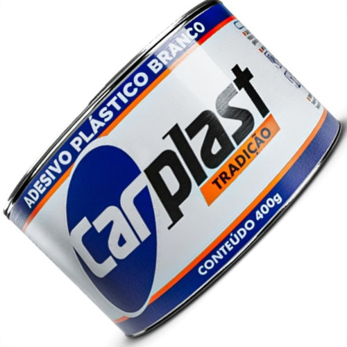 Massa Plastica Carplast 400G Branca Com Catalizador Ca135 - Kit C/12 Massa Plastica Carplast 400G Branca Com Catalizador Ca135 - Kit C/12