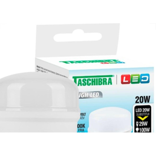Lampada Led Bulbo Taschibra 20W 6500K E27 Lampada Led Bulbo Taschibra 20W 6500K E27