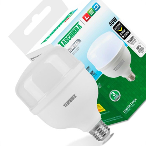 Lampada Led Bulbo Taschibra 40W 6500K E27 Lampada Led Bulbo Taschibra 40W 6500K E27