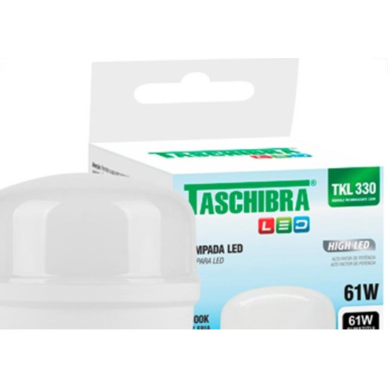 Lampada Led Bulbo Taschibra 61W 6500K E27 Lampada Led Bulbo Taschibra 61W 6500K E27