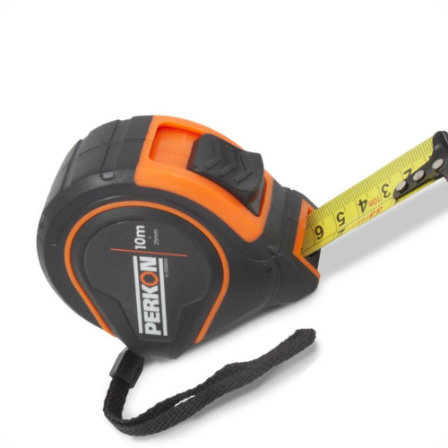 Trena Perkon Emborrachada Com Trava 10M25Mm Ponta Magnetica 1169