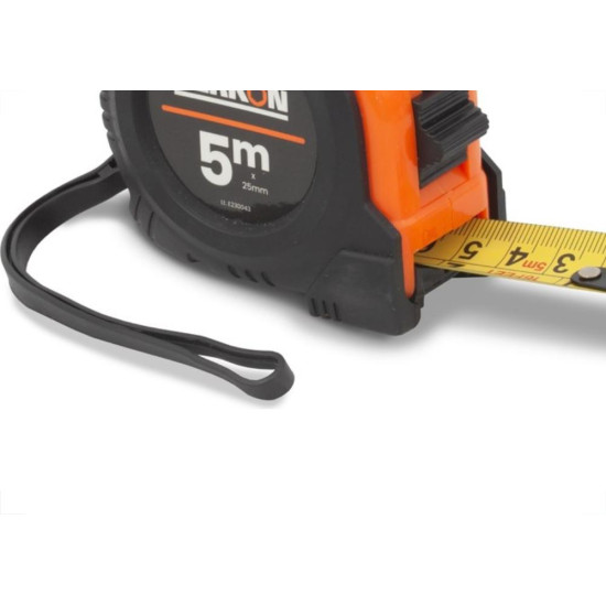 Trena Perkon Emborrachada Basica 5M25Mm Com Trava 1173 - Kit C/6