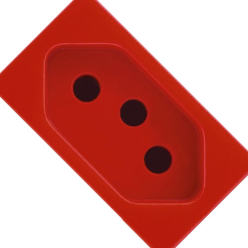 Kit C/2 - Modulo Soprano Ilus (Tomada 20A Vermelho) 5Ub99008 Kit C/2 - Modulo Soprano Ilus (Tomada 20A Vermelho) 5Ub99008