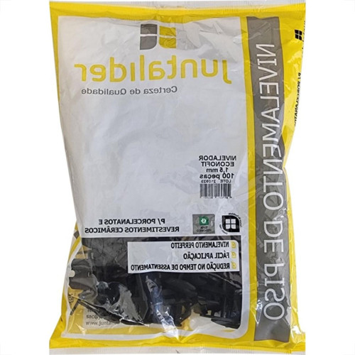 Espacador Nivelador Juntalider 1,0Mm Com 100Pecas Espacador Nivelador Juntalider 1,0Mm Com 100Pecas