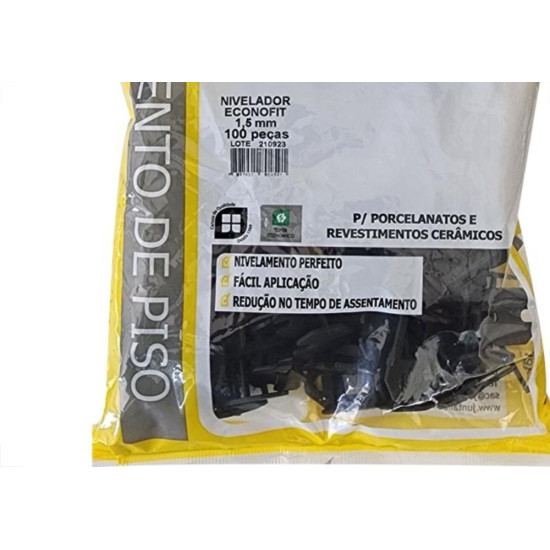 Espacador Nivelador Juntalider 1,0Mm Com 100Pecas Espacador Nivelador Juntalider 1,0Mm Com 100Pecas