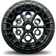 Aro 8'' Para Pneu Fb 3,25/3,5/4,8 Eixo Universal 400800 Aro 8'' Para Pneu Fb 3,25/3,5/4,8 Eixo Universal 400800