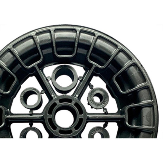 Aro 8'' Para Pneu Fb 3,25/3,5/4,8 Eixo Universal 400800 Aro 8'' Para Pneu Fb 3,25/3,5/4,8 Eixo Universal 400800